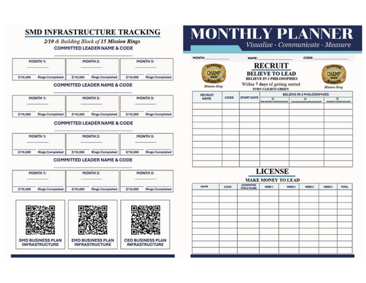 MONTHLY PLANNER | 10PK