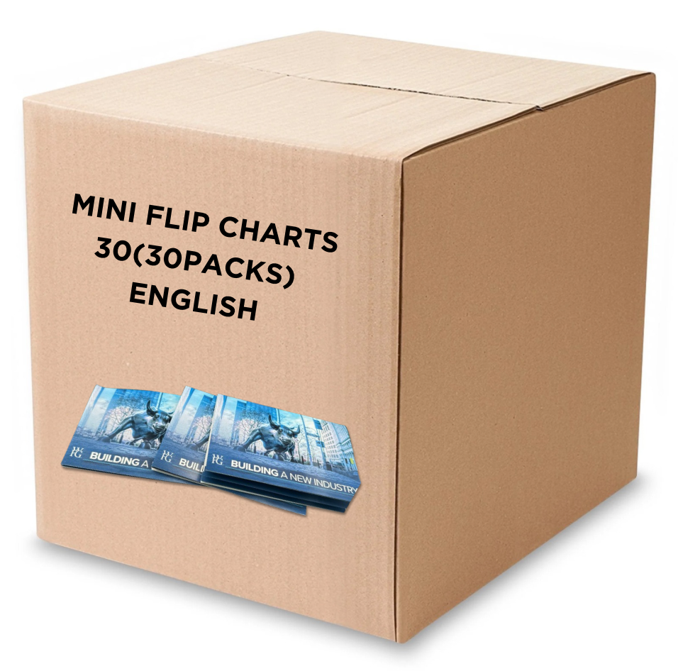 MINI FLIP CHATRS | BOX OF 30/30PACKS(900) | ENGLISH