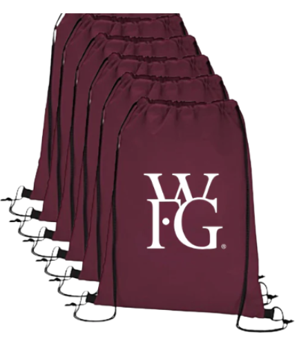 WFG DRAWSTRING BACKPACK | 5PK