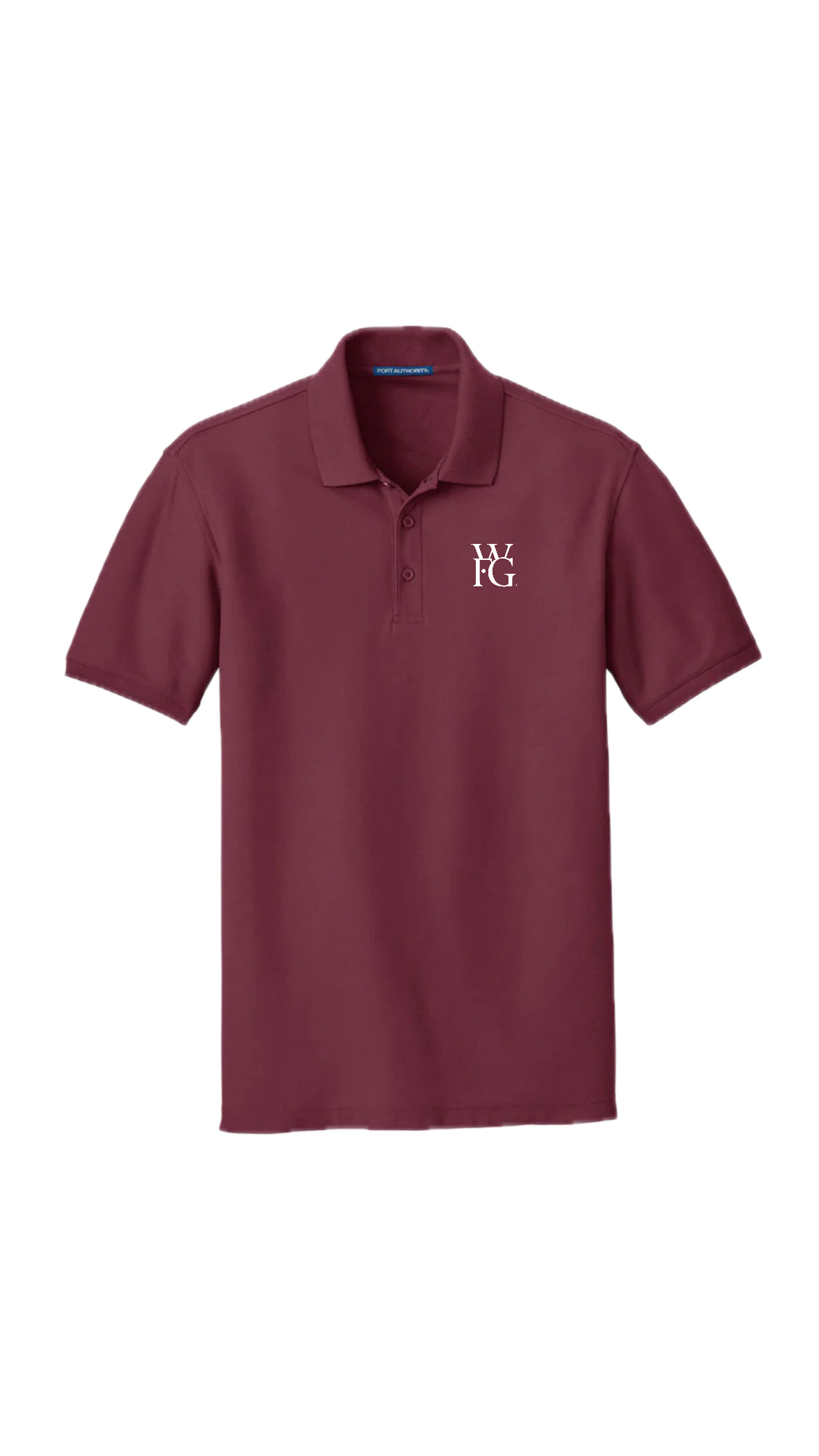 WFG Men’s Burgundy Polo(Embroidered)