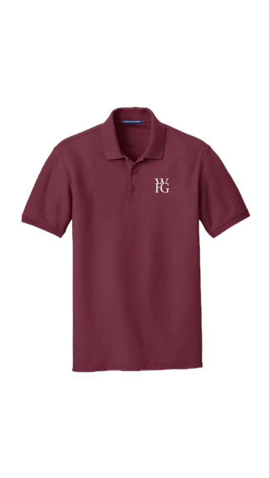 WFG Men’s Burgundy Polo(Embroidered)